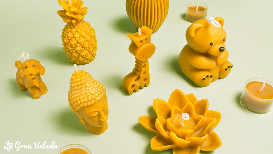 Vyroba prirodnych sviecok z vcelieho vosku