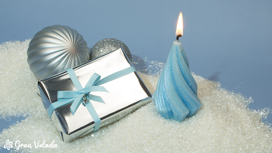 kit como hacer velas frozen de navidad 2