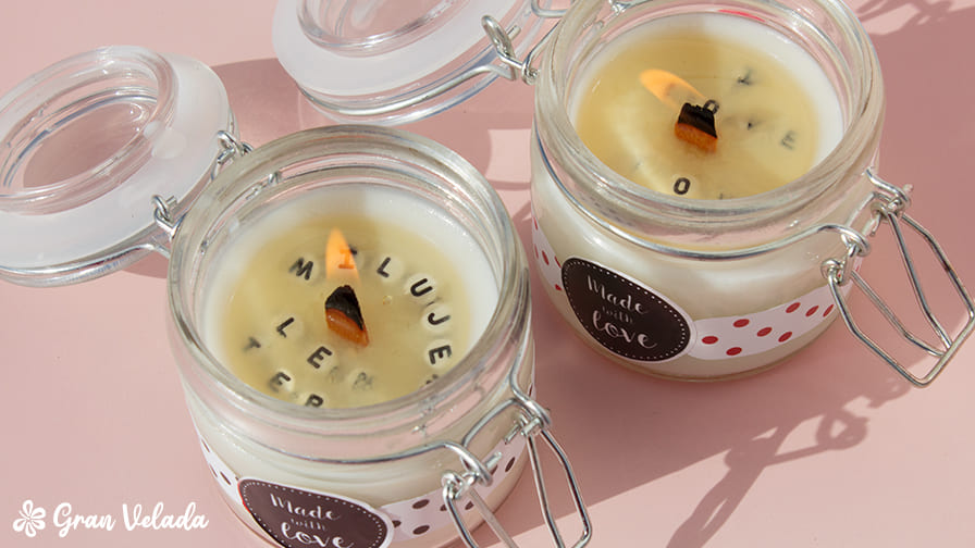 como crear velas con mensaje secreto 3