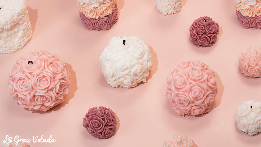 como hacer flower candles post